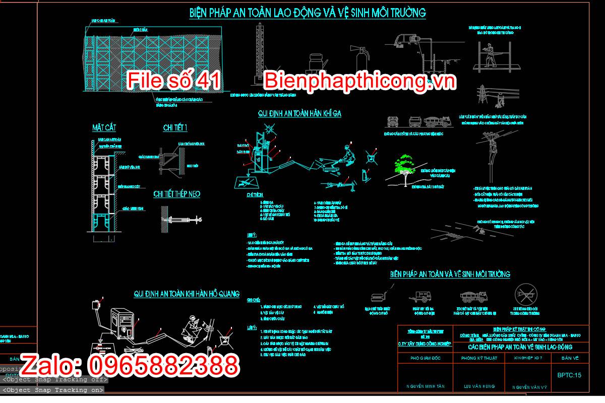 Biện pháp an toàn lap động và vệ sinh môi trường