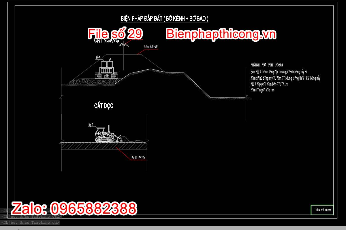 Biện pháp đắt đất bờ kênh bờ bao