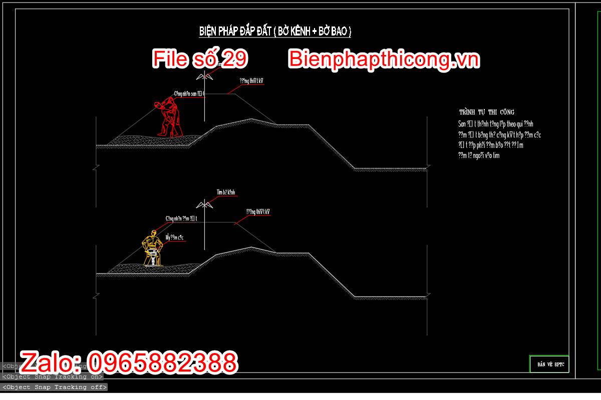Biện pháp đắt đất bờ kênh bờ bao
