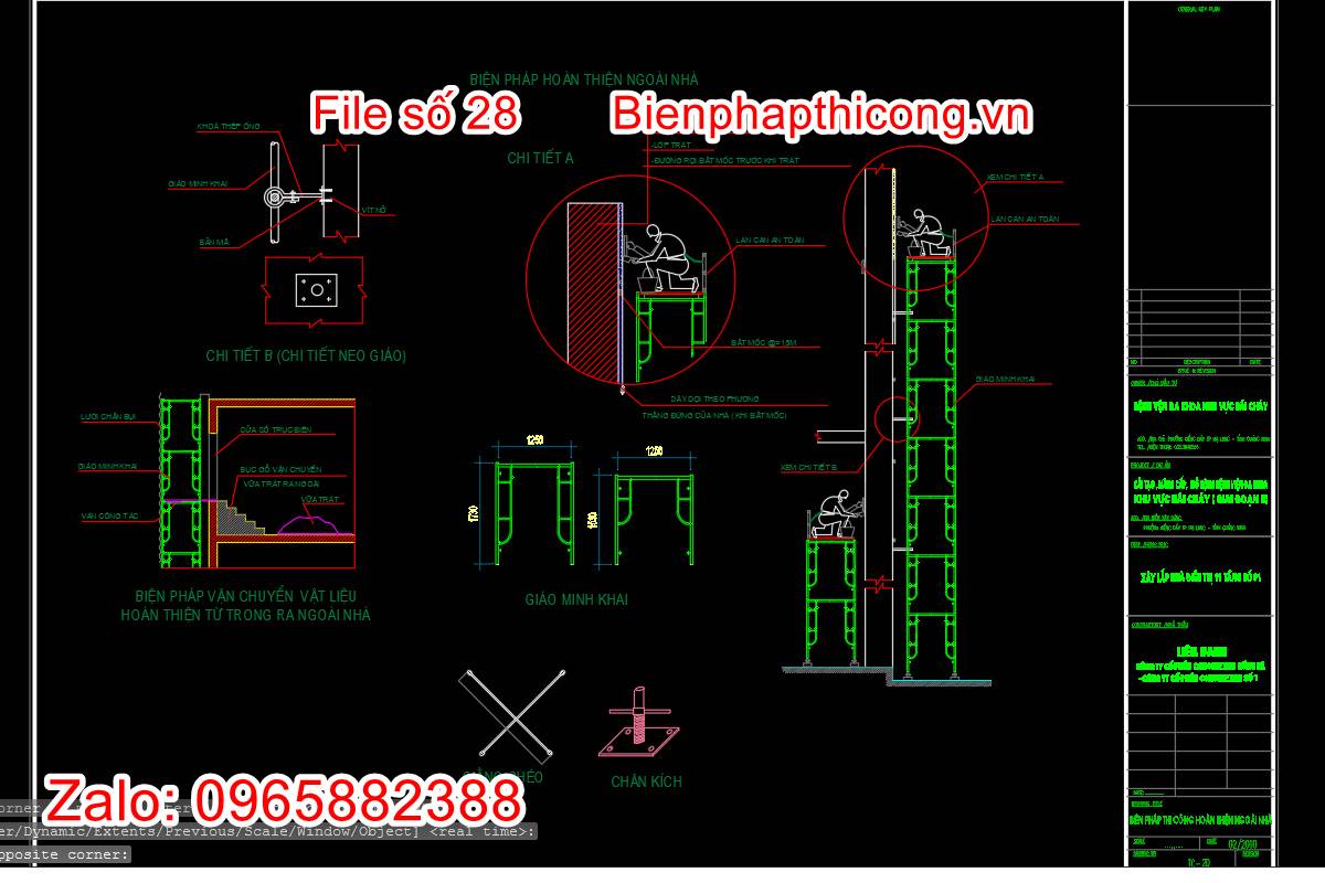 Biện pháp hoàn thiện ngoài nhà