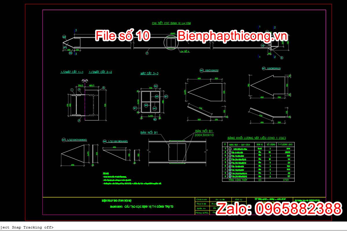 Thiết kế biện pháp thi công trụ cầu