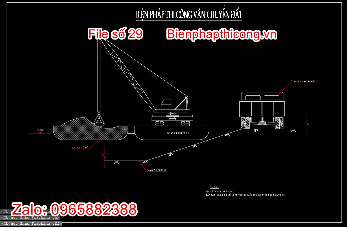 Biện pháp thi công vận chuyển đất