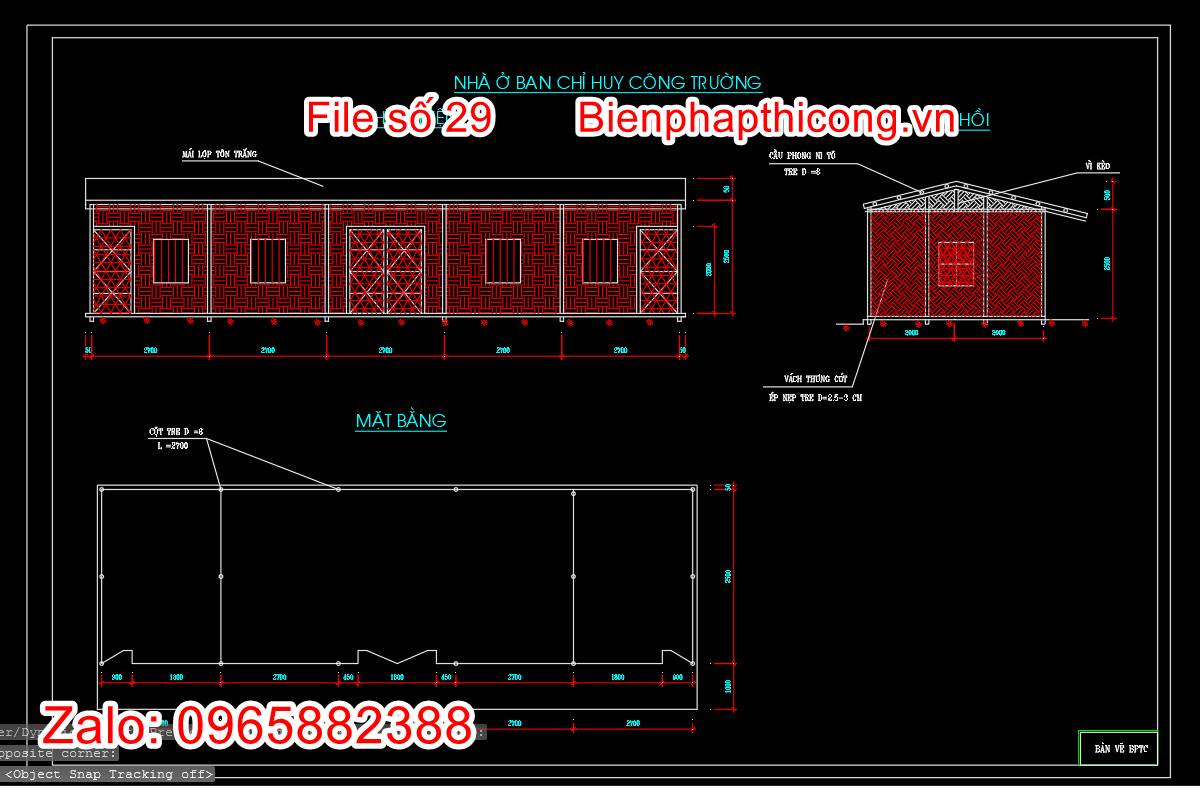 Nhà ở ban chỉ huy công trường