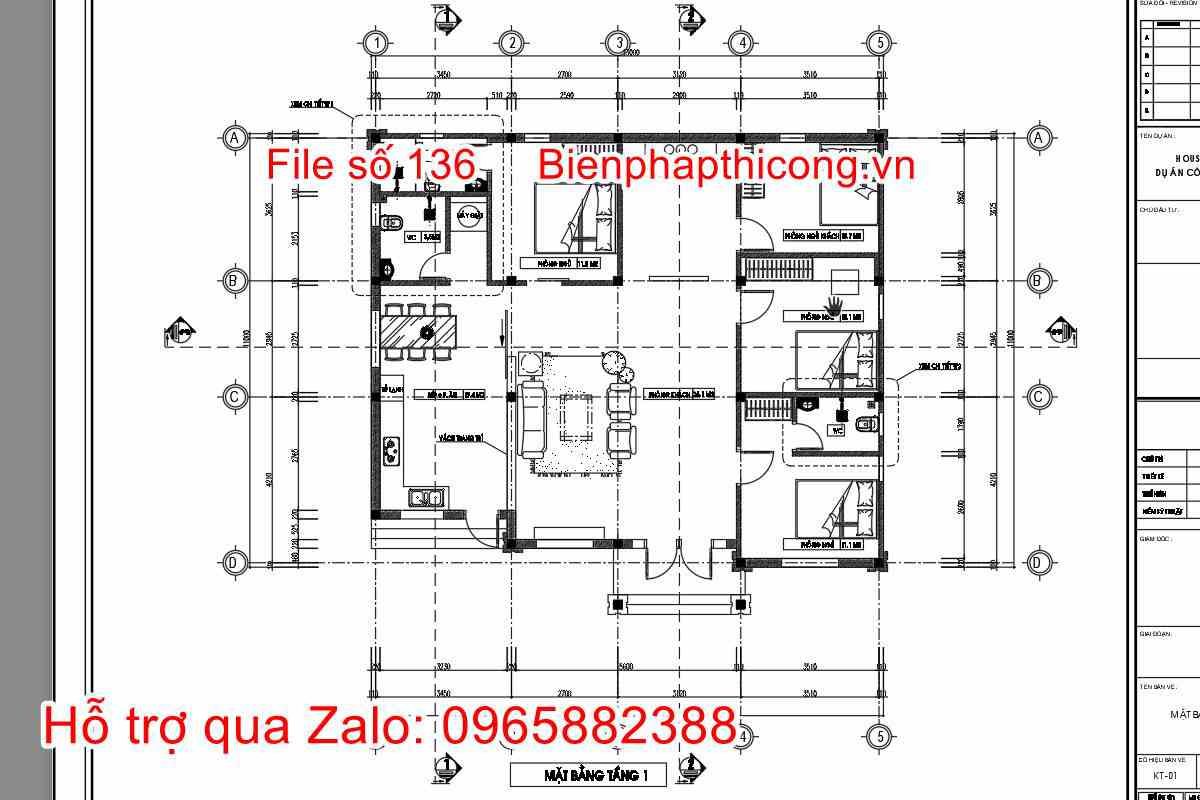 Mặt bằng tại tầng 1 nhà mặt tiền 11m x 13m