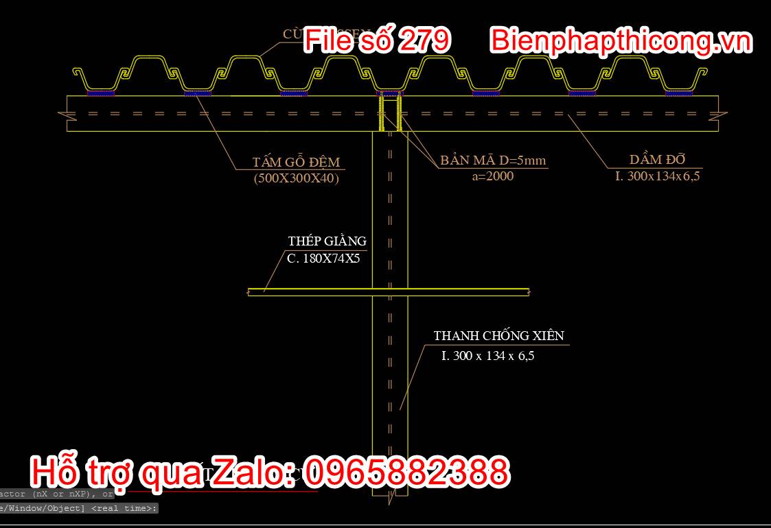 Chi tiết chống cừ