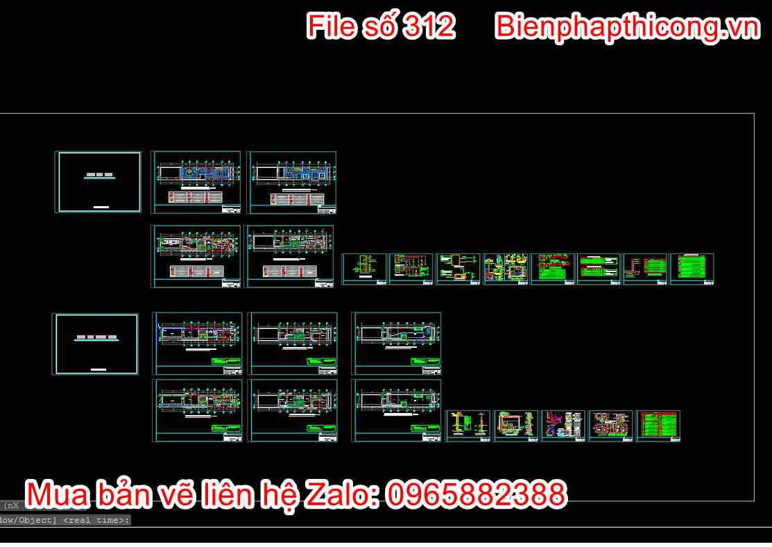 Bản vẽ autocad thiết kế phần điện nước nhà phố 2 tầng.