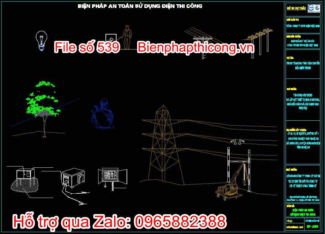 Biện pháp an toàn sử dụng điện thi công