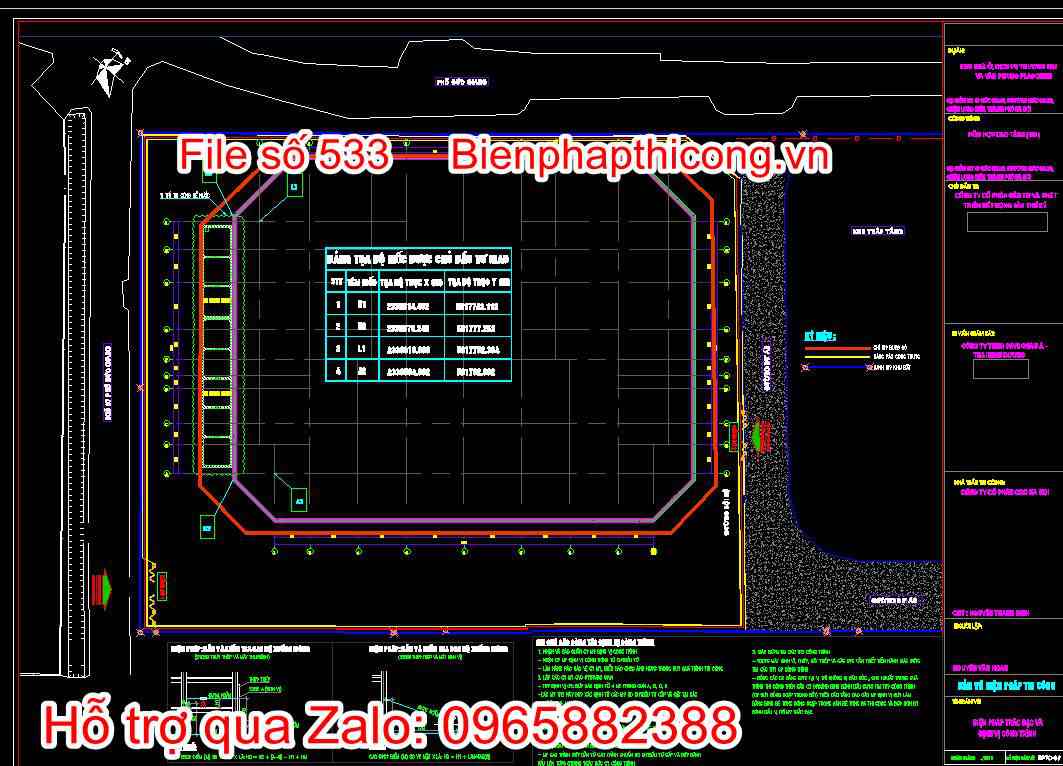 Biện pháp trắc đạc và định vị công trình