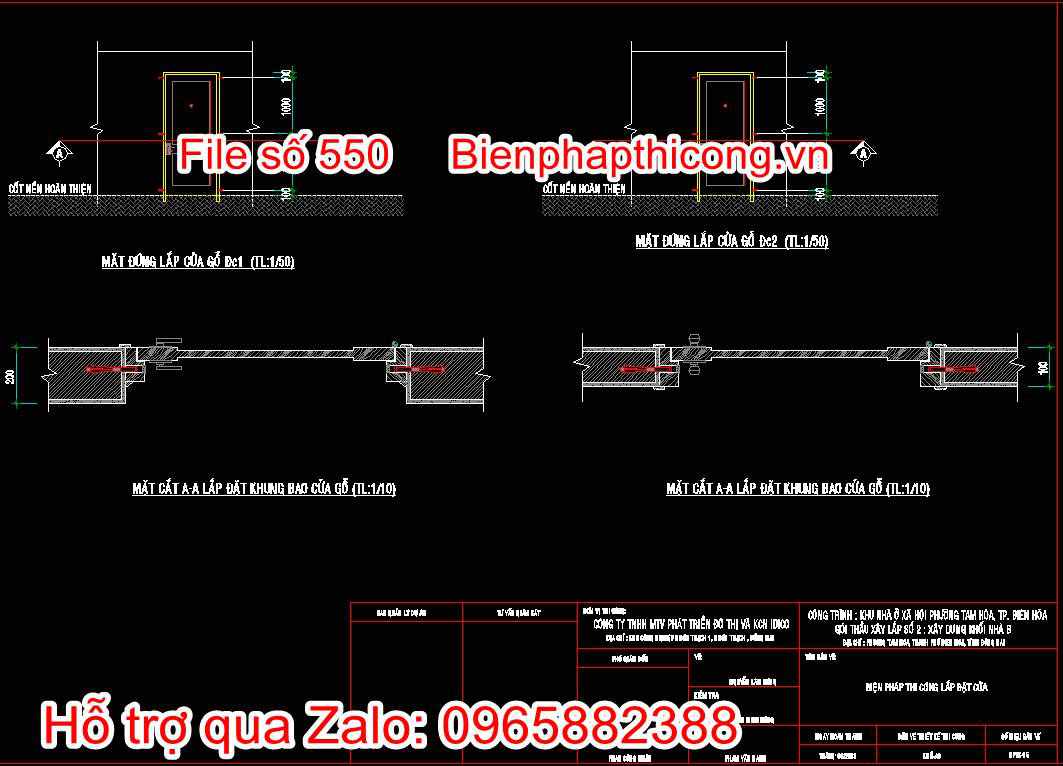 Biện pháp thi công lắp đặt cửa 1