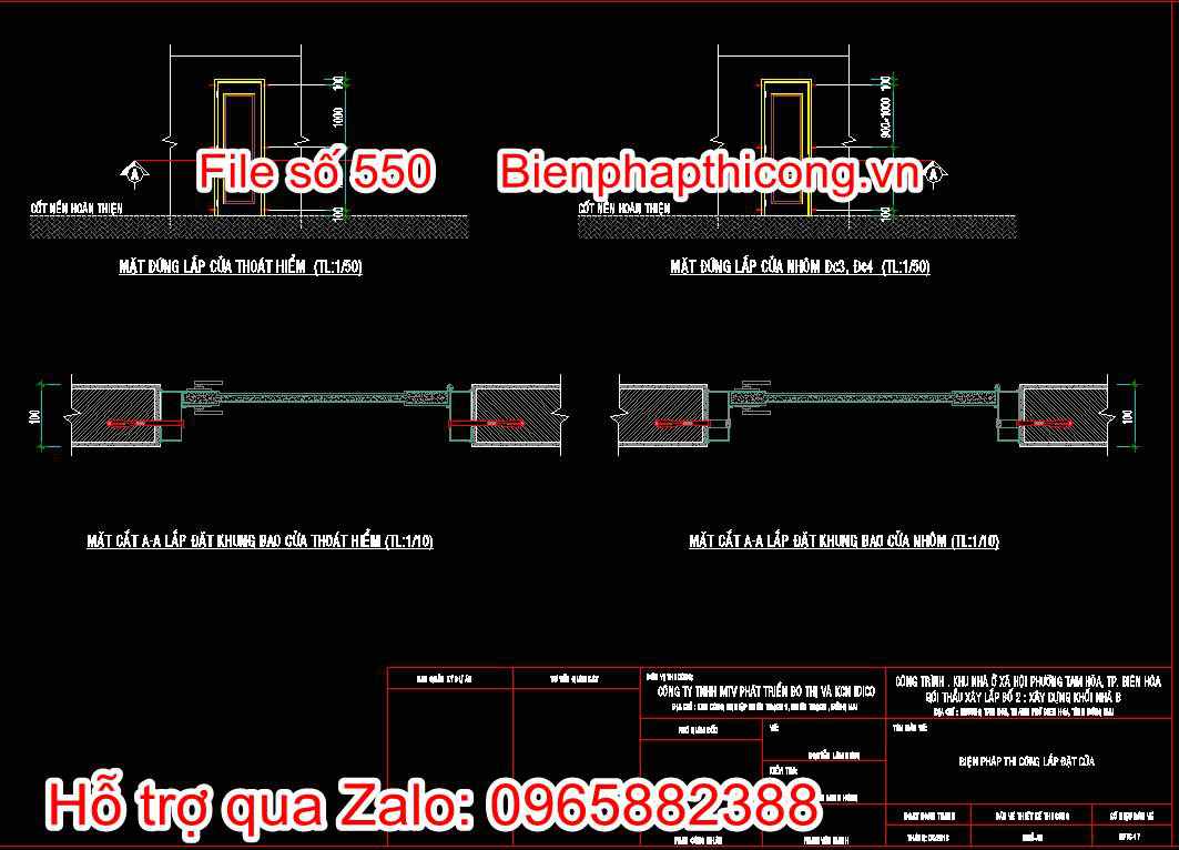 Biện pháp thi công lắp đặt cửa 2
