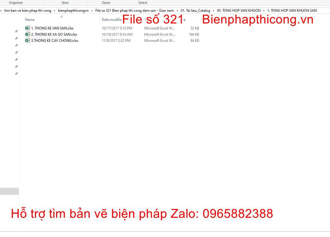 File tính toán ván khuôn giáo nêm