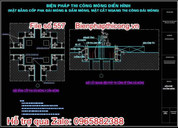 Bien-phap-thi-cong-mong-dien-hinh-(mat-bang-coppha-dai-mong,-dam-mong,-mat-cat-ngang-thi-cong-dai-mong)