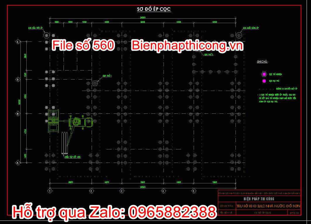 Sơ đồ ép cọc