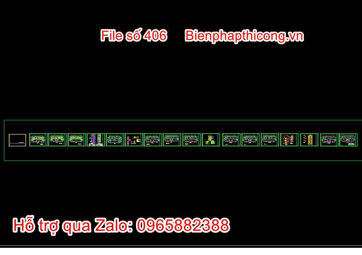 Bản vẽ thiết kế điện nước trụ sở ủy ban xã 3 tầng cad