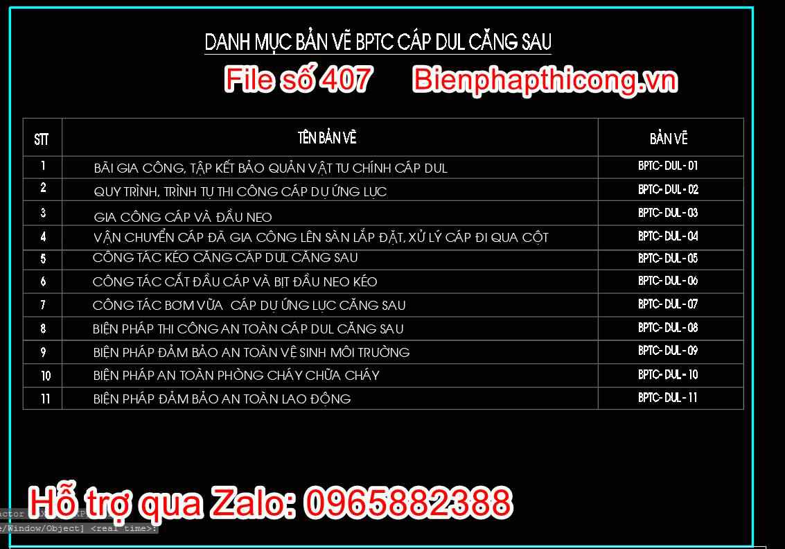 Tổng hợp bản vẽ