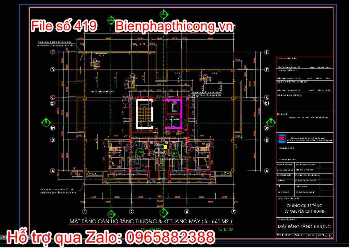 Bản vẽ thiết kế nhà chung cư 18 tầng autocad hay. 16 Bản vẽ mặt bằng căn hộ thương mại chung cư.