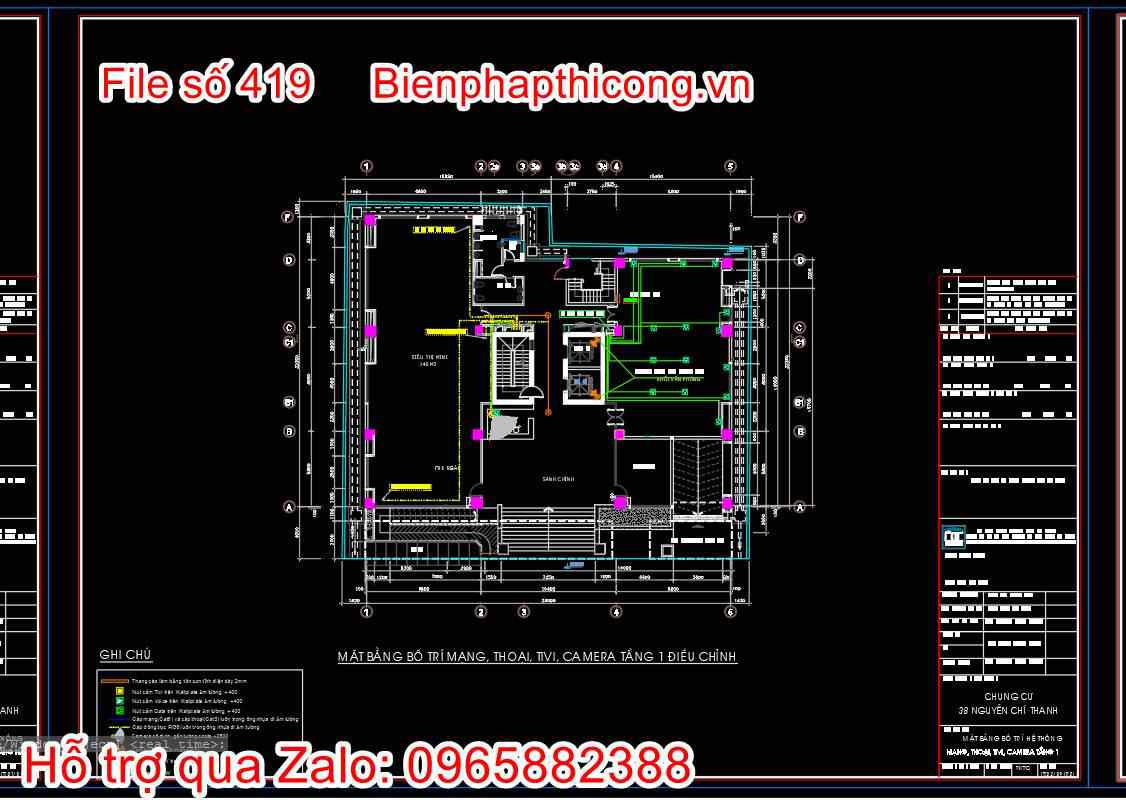 Bản vẽ thiết kế nhà chung cư 18 tầng autocad hay. 41 Bản vẽ mặt bằng mạng tivi camera chung cư cad.