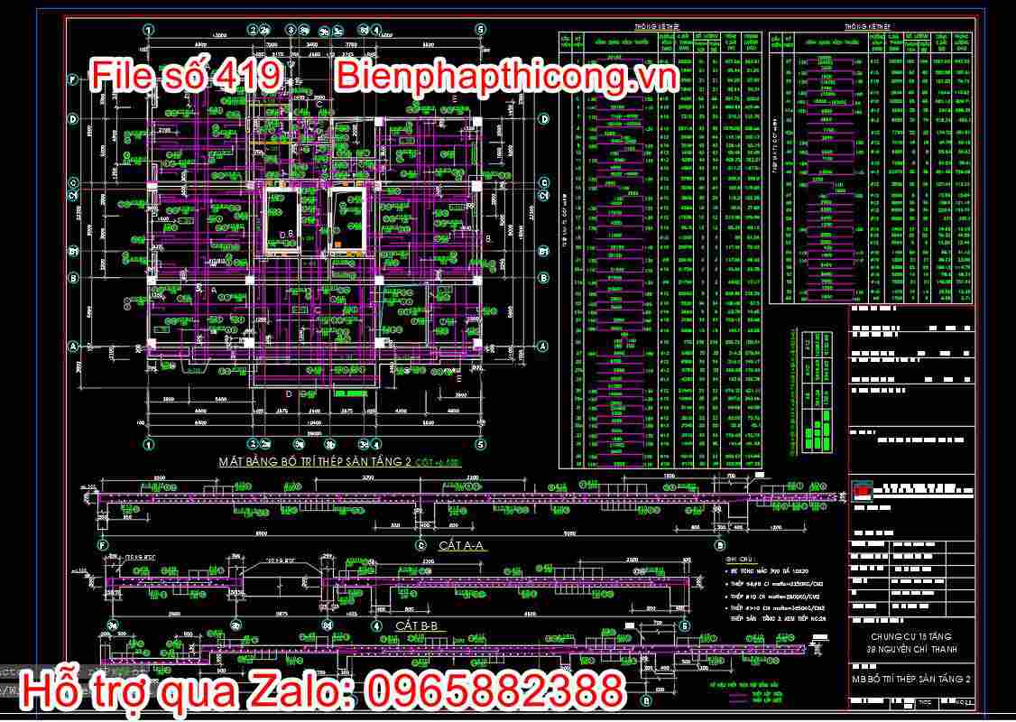 Bản vẽ thiết kế nhà chung cư 18 tầng autocad hay. 26 Bản vẽ thiết kế dầm sàn chung cư cad.