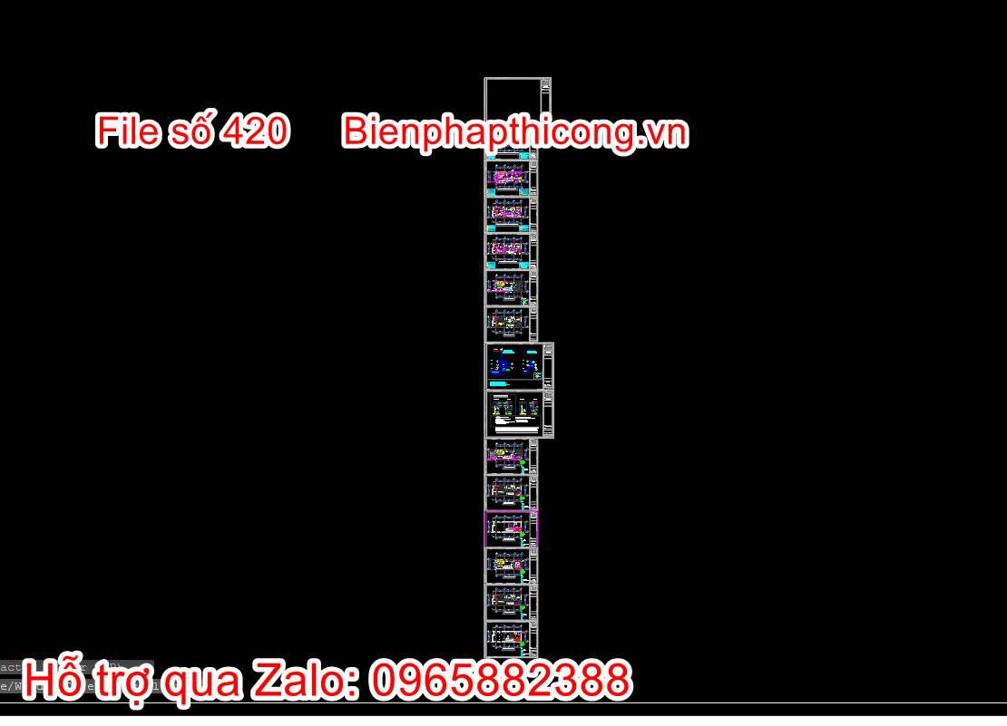 Hồ sơ bản vẽ thiết kế nhà phố 2 tầng 4,5m x 11m full cad 9 Bản vẽ thiết kế điện nước nhà phố 2 tầng 4,5m x 11m