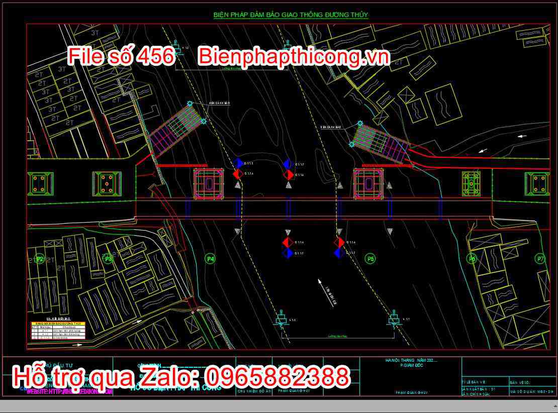 Biện pháp đảm bảo giao thông đường thủy.