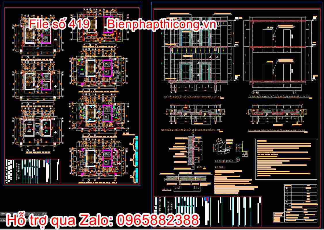Bản vẽ thiết kế nhà chung cư 18 tầng autocad hay. 19 Thiết kế chi tiết cầu thang chung cư cad.