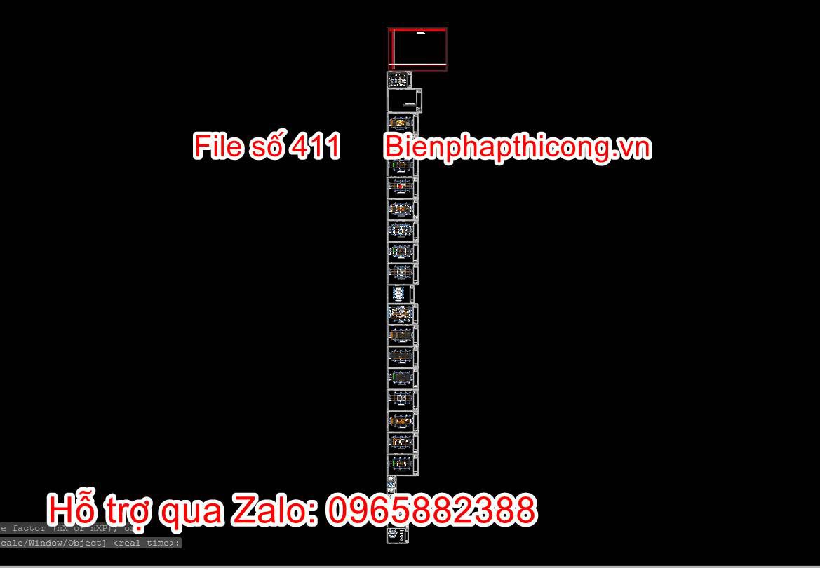 Tổng hợp bản vẽ cad kiến trúc nhà 3 tầng đẹp