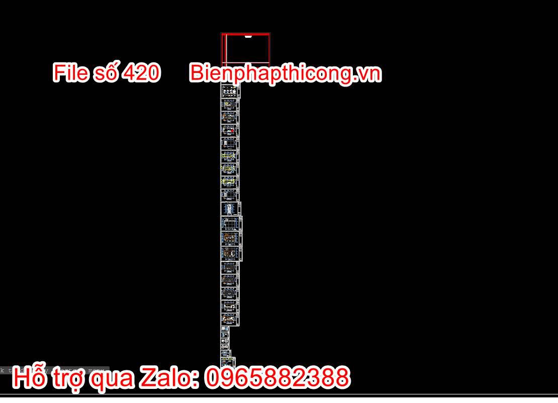 Hồ sơ bản vẽ thiết kế nhà phố 2 tầng 4,5m x 11m full cad 11 Tổng hợp bản vẽ phần kiến trúc nhà 2 tầng 4,5m x 11m cad.
