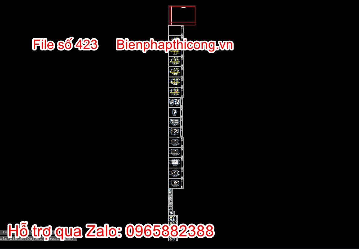 Tổng hợp bản vẽ thiết kế nhà phố 2 tầng 7m x 14m