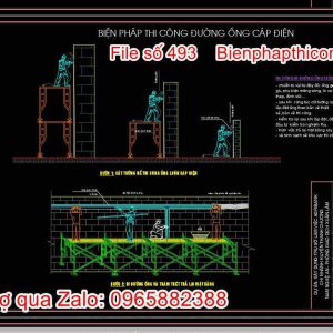 Ban-ve-cad-bien-phap-thi-cong-duong-ong-cap-dien