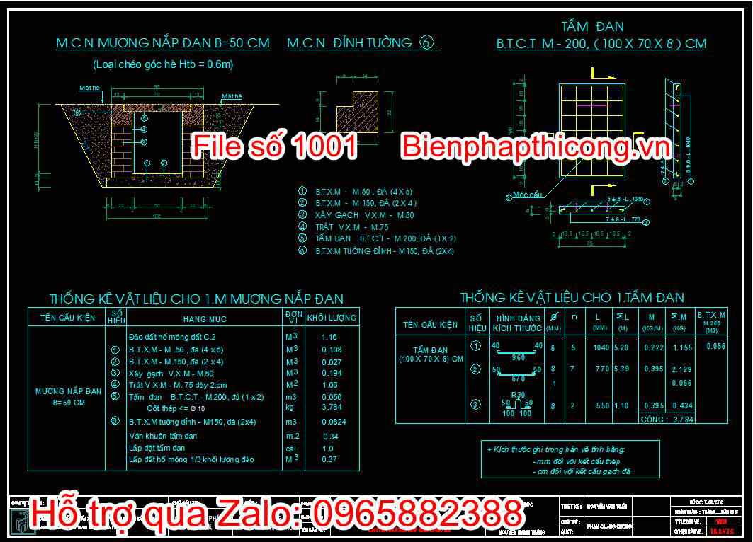 Bản vẽ chi tiết mương nắp đan chéo hè