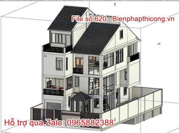 File-revit-ban-ve-nha-4-tang-8m-x-15m