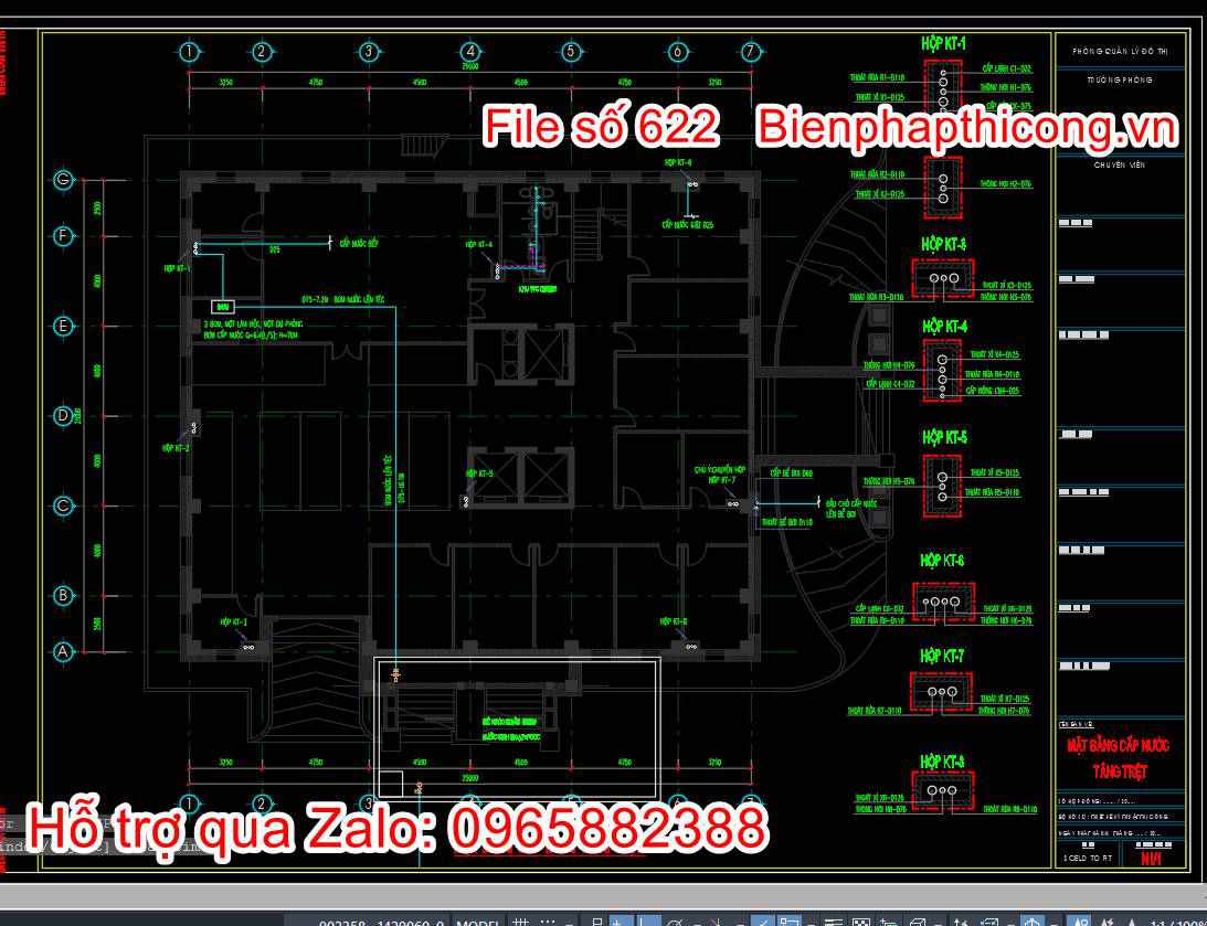 Thiết kế chi tiết nhà cao tầng cad.